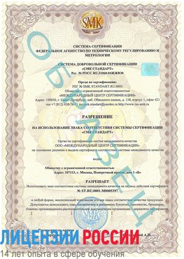 Образец разрешение Юбилейный Сертификат ISO/TS 16949